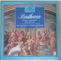 Ludwig van Beethoven / Sir Colin Davis / Arthur Grumiaux / Concertgebouworkest Violin Concerto In D, Opus 61 Vinyl LP USED