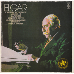 Sir Edward Elgar / Bernadette Greevy / London Philharmonic Orchestra / Vernon Handley Pomp And Circumstance Marches 1 - 5 / Sea Pictures Vinyl LP USED