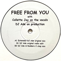 DJ Ade / Collette Jay Free From You Vinyl 12" USED