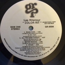 Lee Ritenour Color Rit Vinyl LP USED
