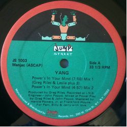 Yang Power's In Your Mind Vinyl 12" USED