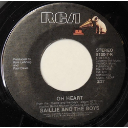Baillie & The Boys Oh Heart Vinyl 7" USED