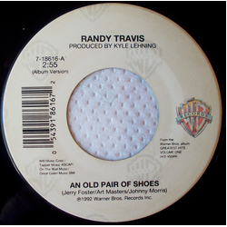 Randy Travis An Old Pair Of Shoes Vinyl 7" USED