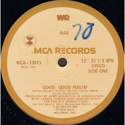 War Good, Good Feelin' / Galaxy Vinyl 12" USED