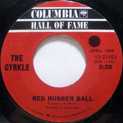 The Cyrkle Red Rubber Ball / Turn-Down Day Vinyl 7" USED