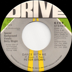 Peter Brown (2) Dance With Me Vinyl 7" USED