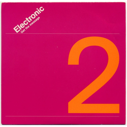 Electronic Get The Message Vinyl 7" USED