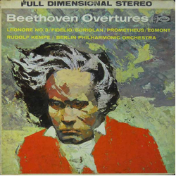 Rudolf Kempe / Berliner Philharmoniker Beethoven Overtures Vinyl LP USED