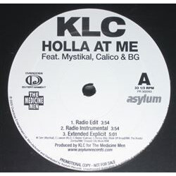 KLC Holla At Me / Iphuwanna Vinyl 12" USED