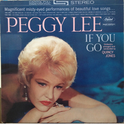Peggy Lee If You Go Vinyl LP USED