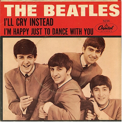 The Beatles I'll Cry Instead / I'm Happy Just To Dance With You Vinyl 7" USED