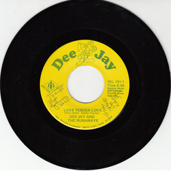 Dee Jay And The Runaways Love Tender Love Vinyl 7" USED
