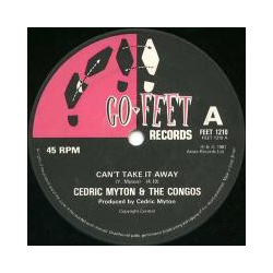 Cedric Myton / The Congos Can't Take It Away Vinyl 12" USED