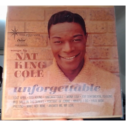 Nat King Cole Unforgettable Vinyl LP USED