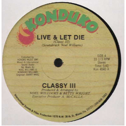 Classy III Live & Let Die Vinyl 12" USED