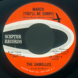 The Shirelles March (You'll Be Sorry) / Everybody's Goin' Mad USED VINYL 7INCH 45 RPM