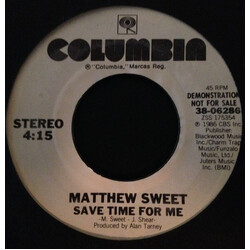 Matthew Sweet Save Time For Me USED VINYL 7INCH PROMO