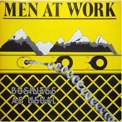 Men At Work Business As Usual Vinyl LP USED