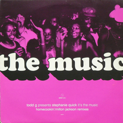 Todd Gardner / Stephanie Quick It's The Music (Homecookin'/Milton Jackson Remixes) Vinyl 12" USED