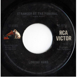 Lorene Mann One Of Them / Stranger At The Funeral Vinyl 7" USED