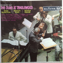 Duke Ellington / Boston Pops Orchestra / Arthur Fiedler The Duke At Tanglewood Vinyl LP USED
