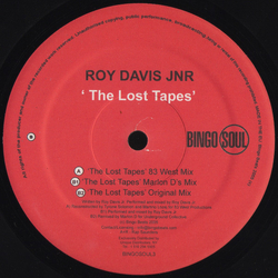 Roy Davis Jr. The Lost Tapes Vinyl 12" USED