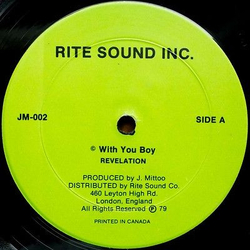 Revelation (8) With You Boy / Jah Feeling Vinyl 12" USED