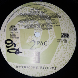 2Pac Dear Mama (Remixes) Vinyl 12" USED