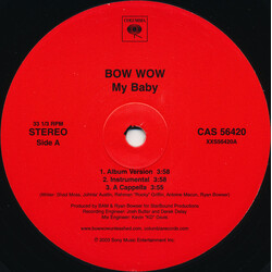 Bow Wow My Baby / Get It Poppin' USED VINYL 12INCH 33 S RPM