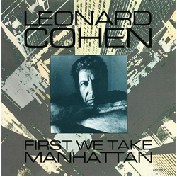 Leonard Cohen First We Take Manhattan Vinyl 7" USED