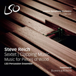 Steve Reich / LSO Percussion Ensemble Sextet  Clapping Music  Music For Pieces Of Wood Vinyl LP USED
