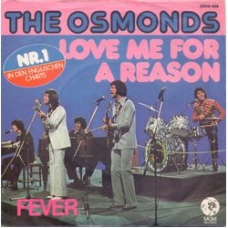 The Osmonds Love Me For A Reason Vinyl 7" USED