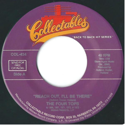 Four Tops Reach Out, I'll Be There / Standing In The Shadows Of Love Vinyl 7" USED