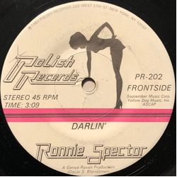 Ronnie Spector Darlin' / Tonight Vinyl 7" USED
