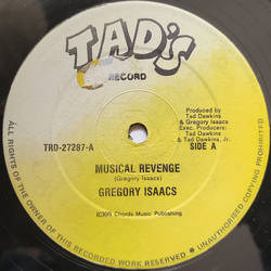 Gregory Isaacs Musical Revenge Vinyl 12" USED