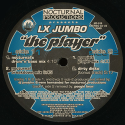 Nocturnal Vibes / LX Jumbo The Player Vinyl 12" USED