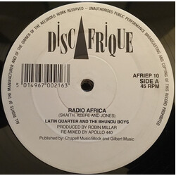 Latin Quarter / Bhundu Boys Radio Africa VINYL 12" USED