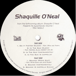 Shaquille O'Neal Shaq Presents His Superfriends (Clean Album Sampler) Vinyl 12" USED