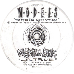 Models (2) / The Missing Links Radio Controlled / Untrue Vinyl 7" USED