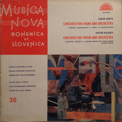 Lubor Bárta / Viktor Kalabis / Dagmar Baloghová / The Prague Symphony Orchestra / Václav Neumann / Václav Snítil / The Czech Philharmonic Orchestra / 