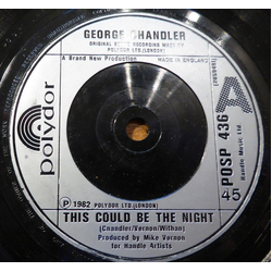 George Chandler This Could Be The Night Vinyl 7" USED