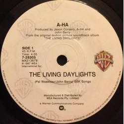 a-ha The Living Daylights Vinyl 7" USED