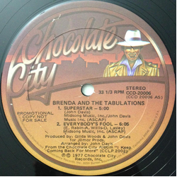 Brenda & The Tabulations Superstar / Everybody's Fool Vinyl 12" USED