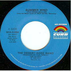 Desert Rose Band Summer Wind Vinyl 7" USED