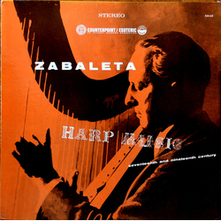 Nicanor Zabaleta Harp Music Vinyl LP USED
