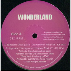 Wonderland (5) Superstar Discoqueen / Lotta Love USED VINYL 12INCH 33 S RPM