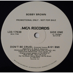 Bobby Brown Don't Be Cruel Vinyl 12" USED