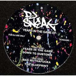 DJ Sneak Years In The Game EP Vinyl 12" USED
