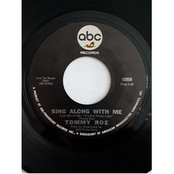 Tommy Roe Sing Along With Me / Nightime Vinyl 7" USED