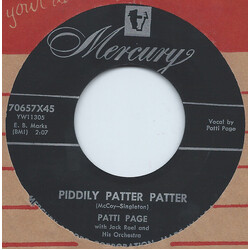 Patti Page / Jack Rael And His Orchestra Piddily Patter Patter / Every Day USED VINYL 7INCH 45 RPM SINGLE